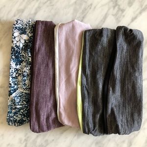 Lot of 5 USED Lululemon headbands